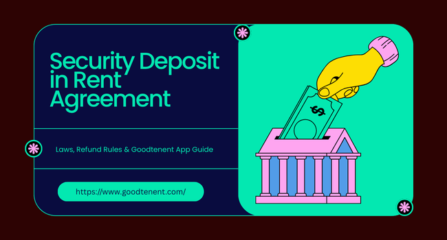Security Deposit in Rent Agreement: Laws, Refund Rules & Goodtenent App Guide